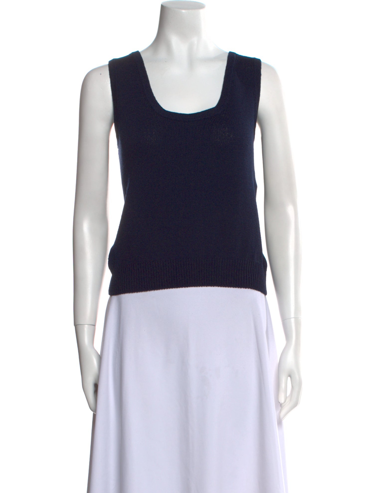 St. John Scoop Neck Sweater