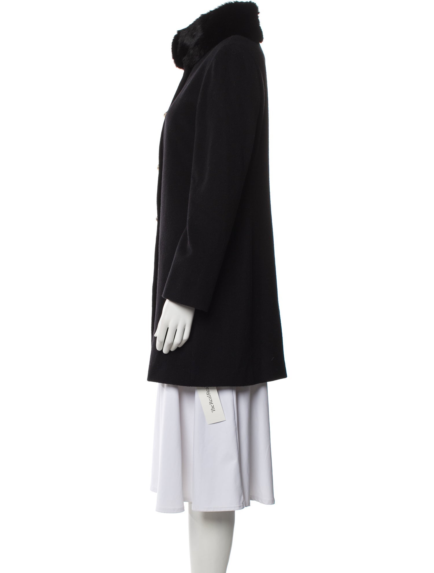 St. John Wool Fur Coat