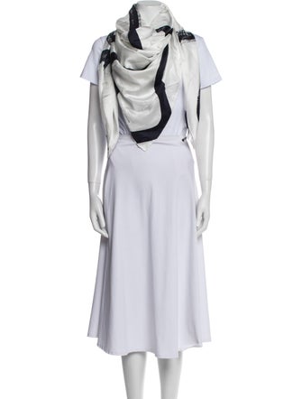 St. John Silk Printed Scarf