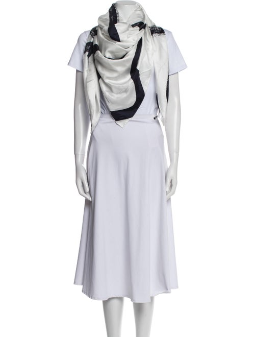 St. John Silk Printed Scarf