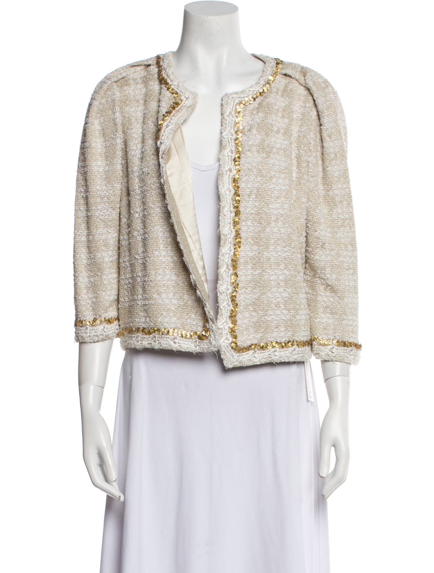 St. John Tweed Pattern Jacket