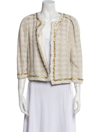 St. John Tweed Pattern Jacket