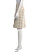 St. John Tweed Pattern Knee-Length Skirt