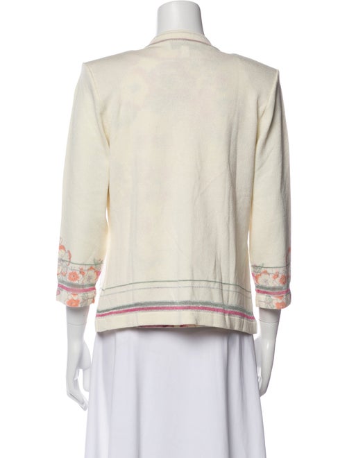 St. John Wool Floral Print Set