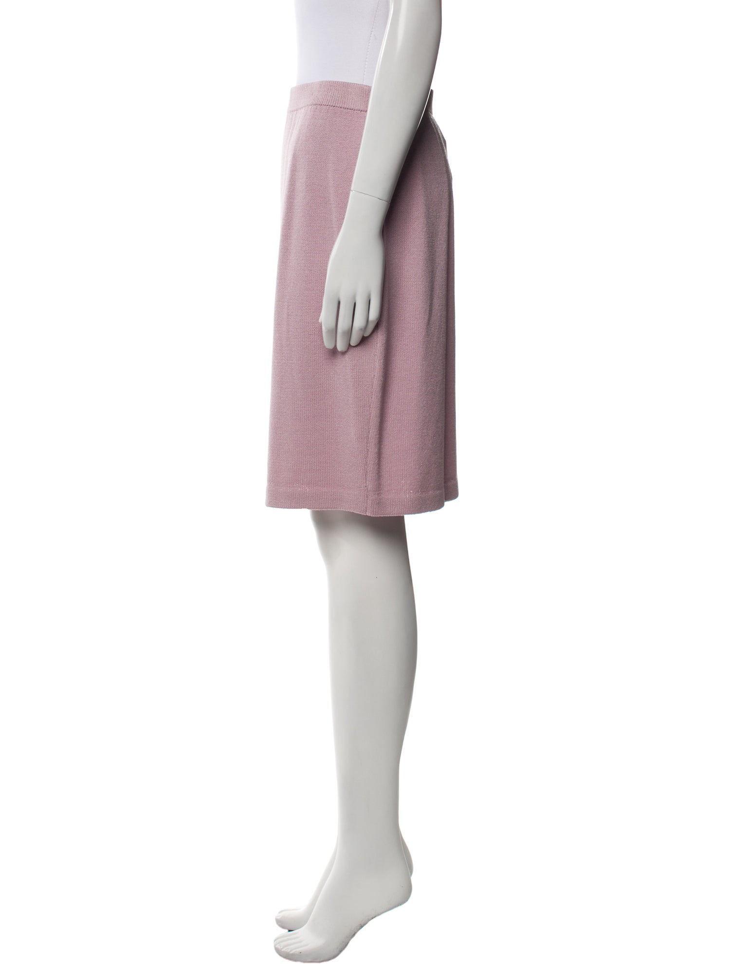 St. John Evening Wool Knee-Length Skirt