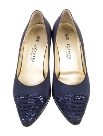 St. John Satin Pumps
