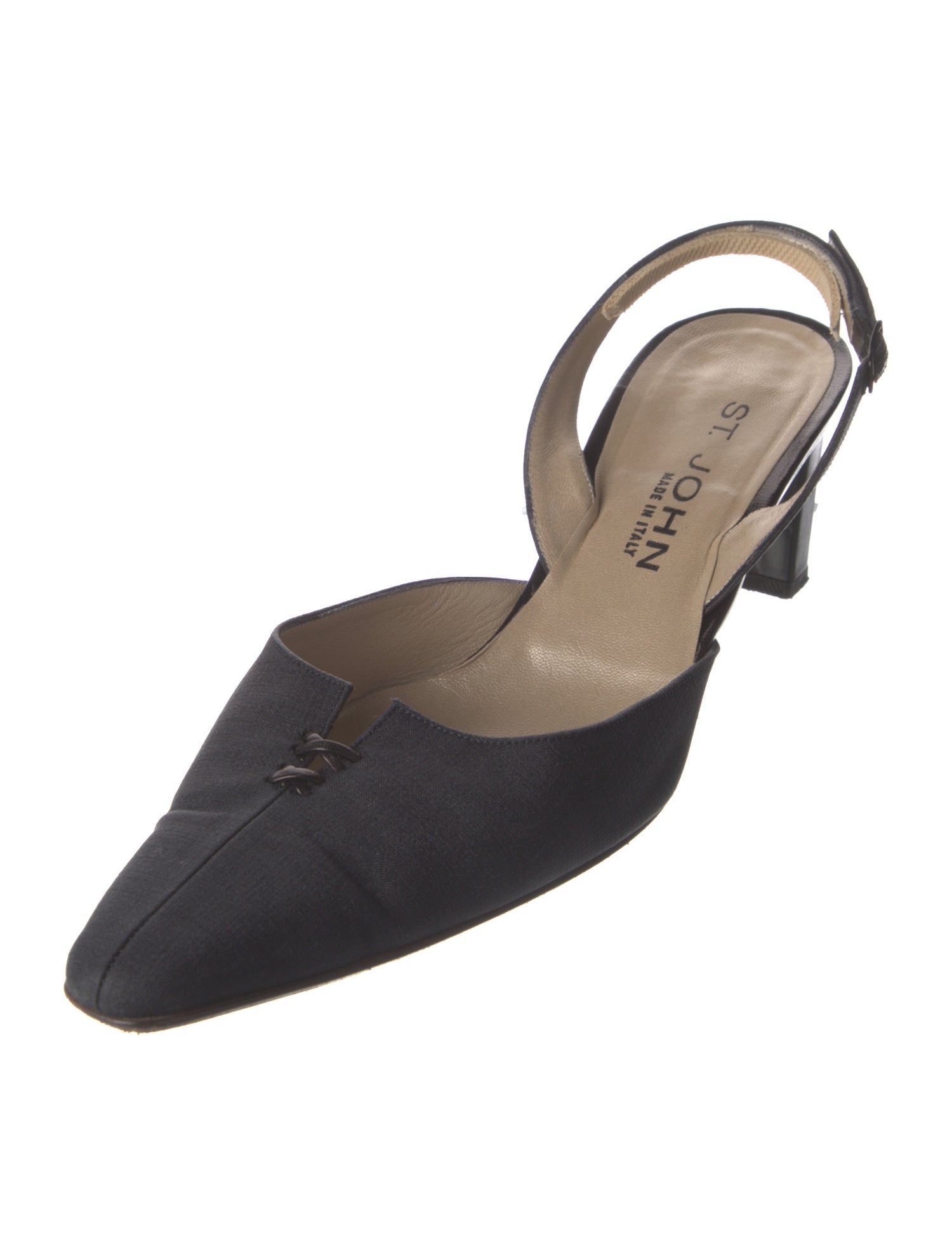 St. John Leather Slingback Pumps