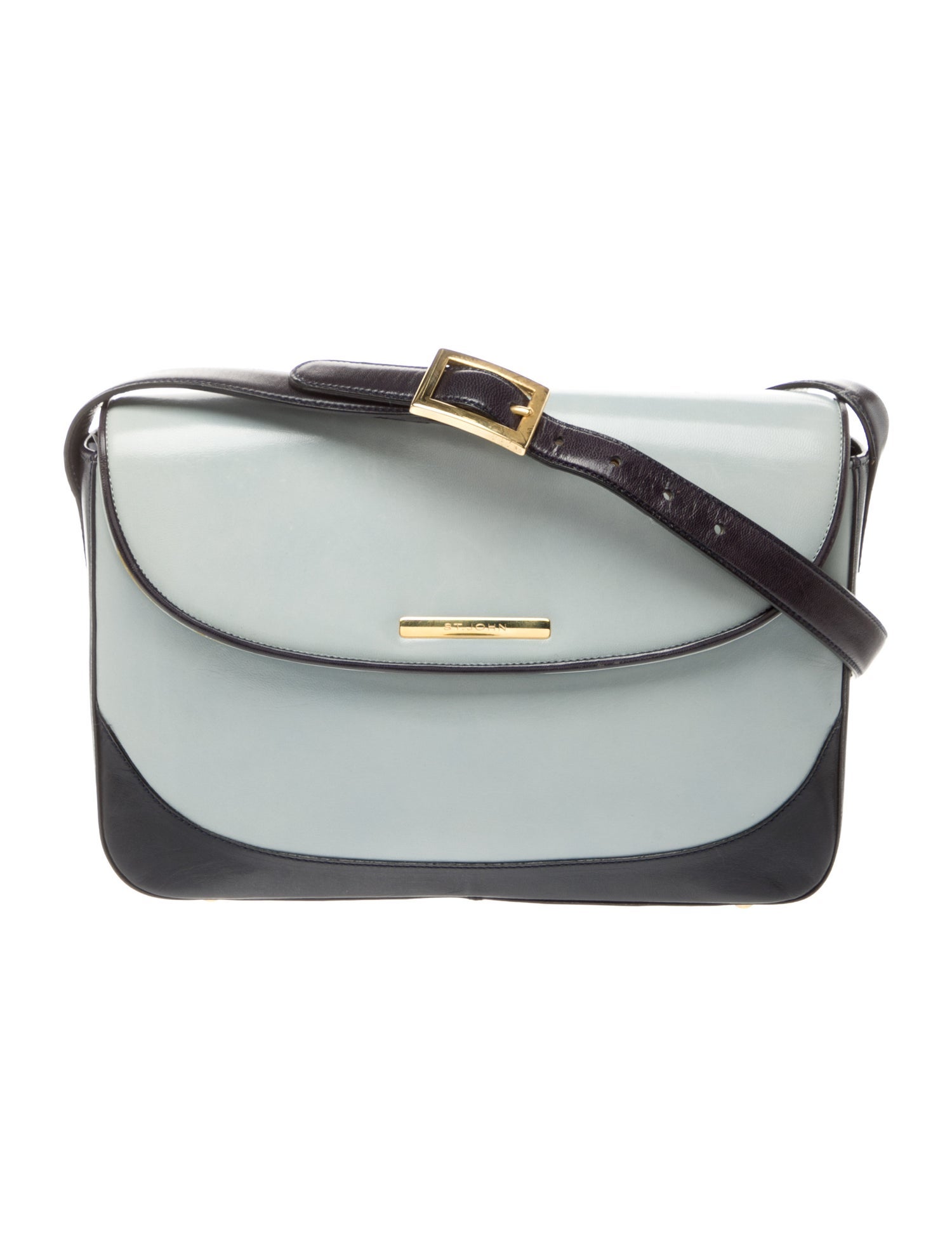 St. John Leather Shoulder Bag