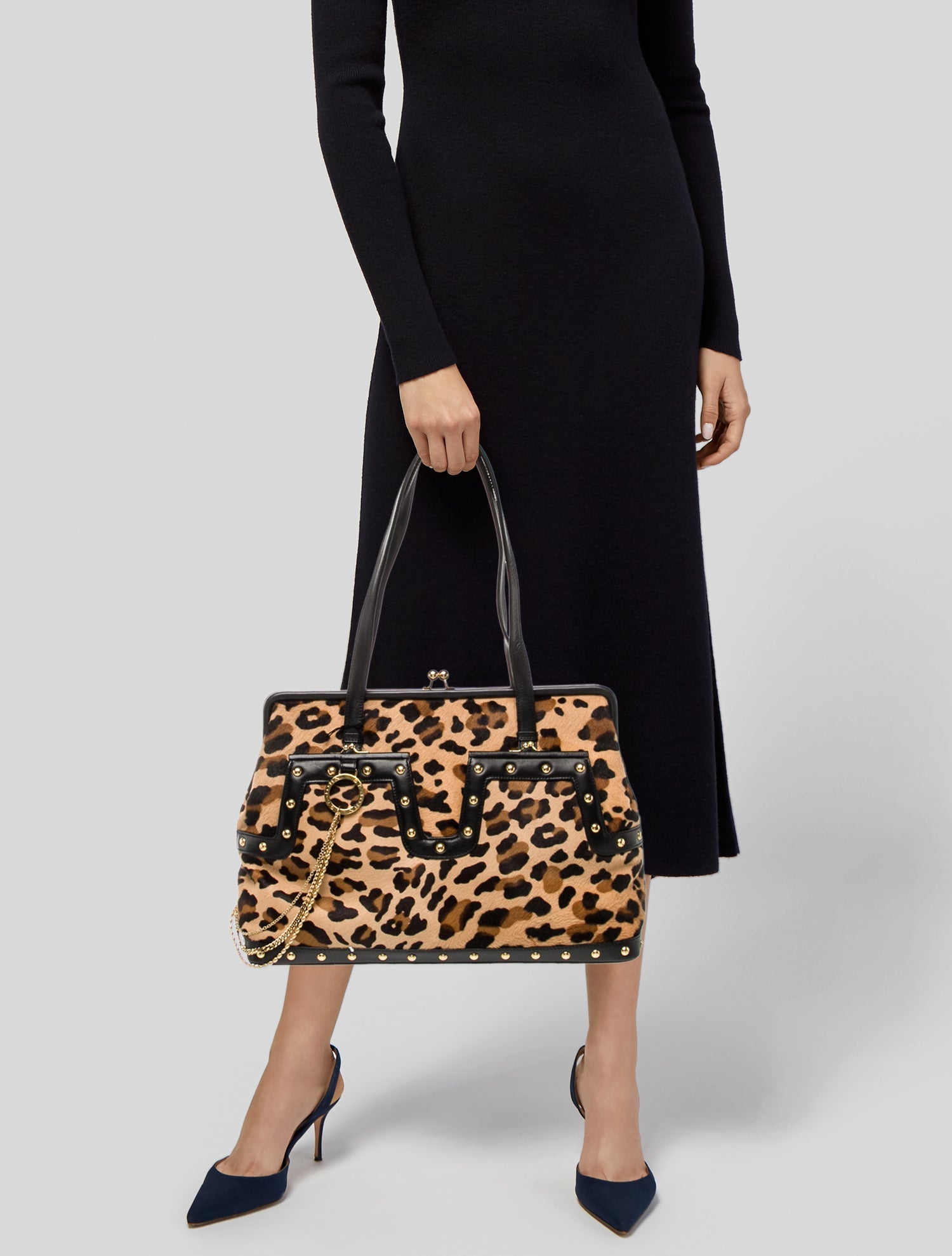 St. John Ponyhair Shoulder Bag