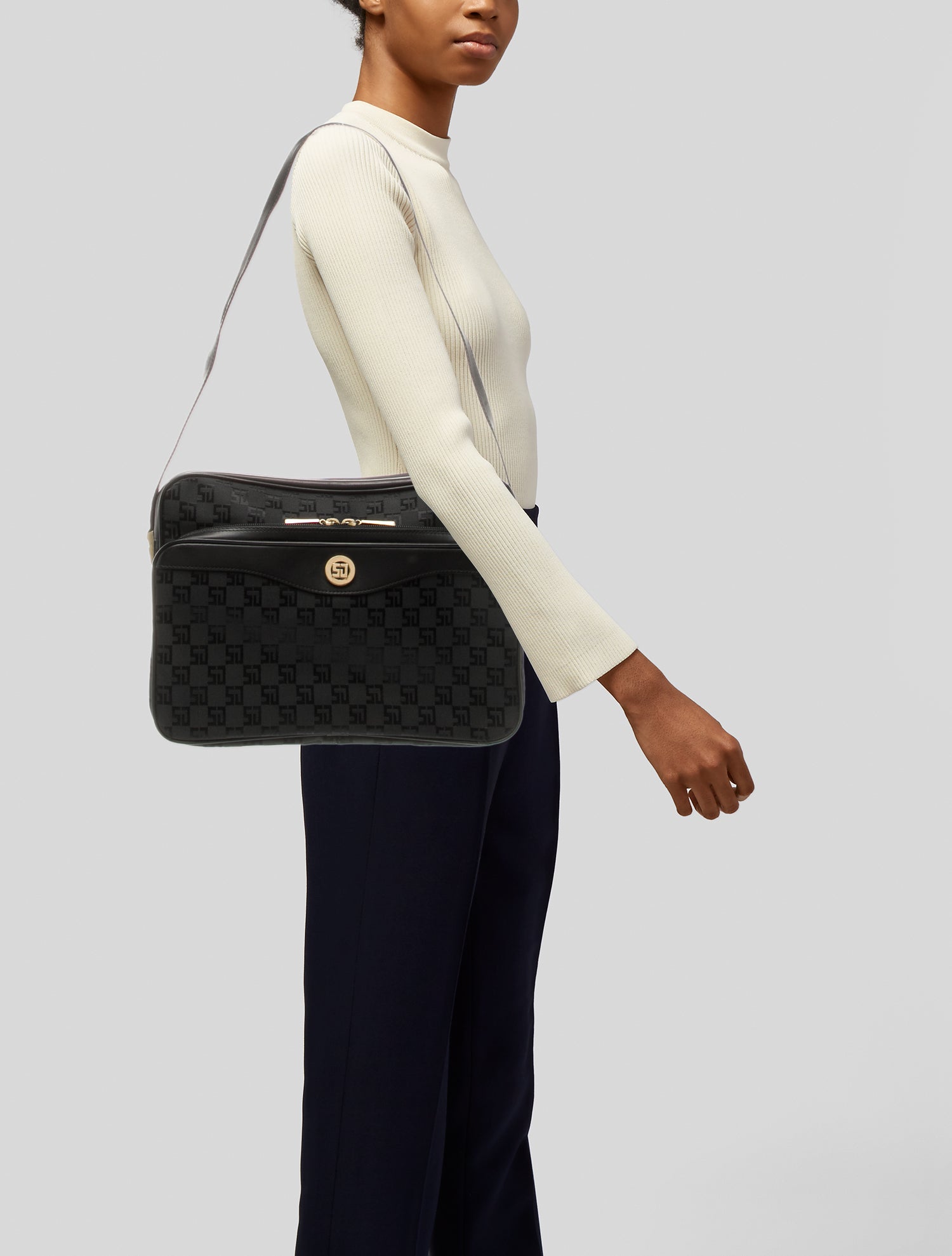 St. John Nylon Shoulder Bag