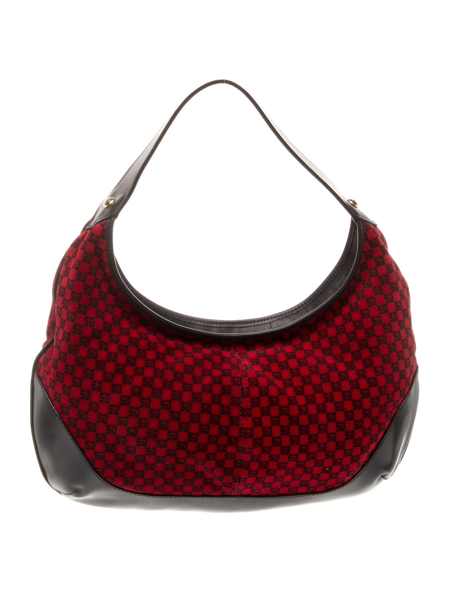 St. John Suede Shoulder Bag