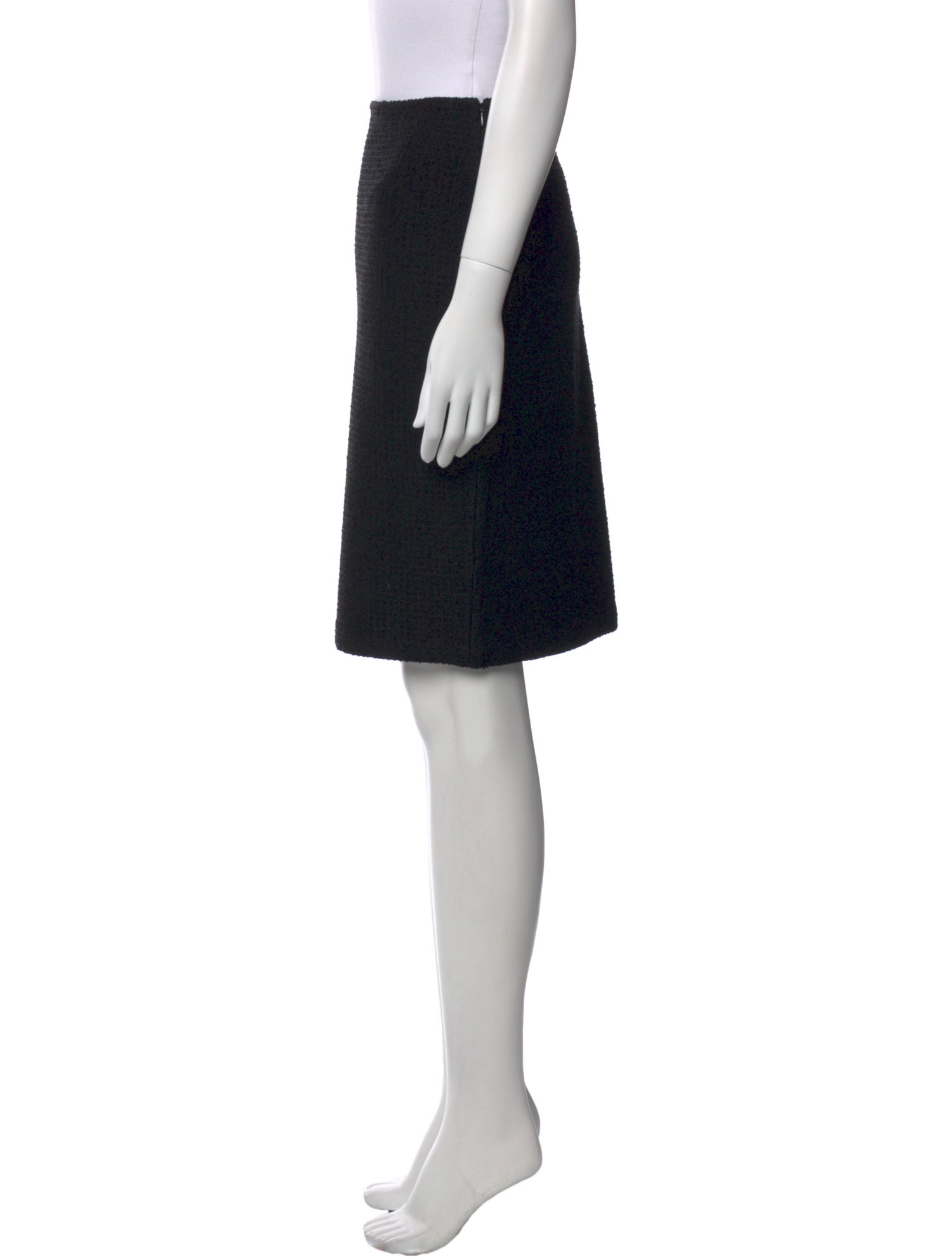 St. John Wool Knee-Length Skirt