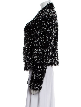 St. John Wool Tweed Pattern Jacket