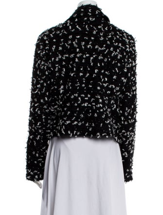 St. John Wool Tweed Pattern Jacket