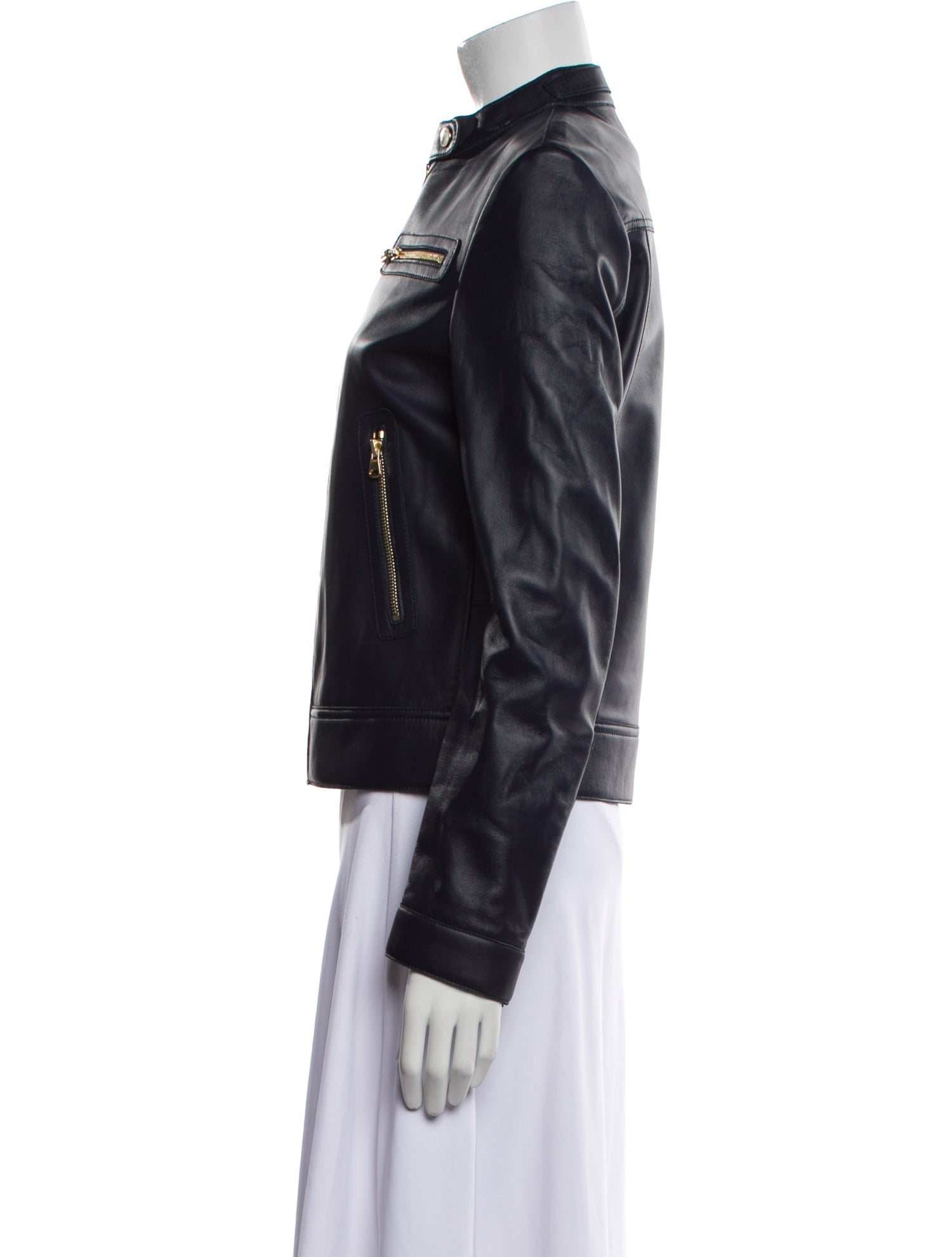 St. John Leather Biker Jacket