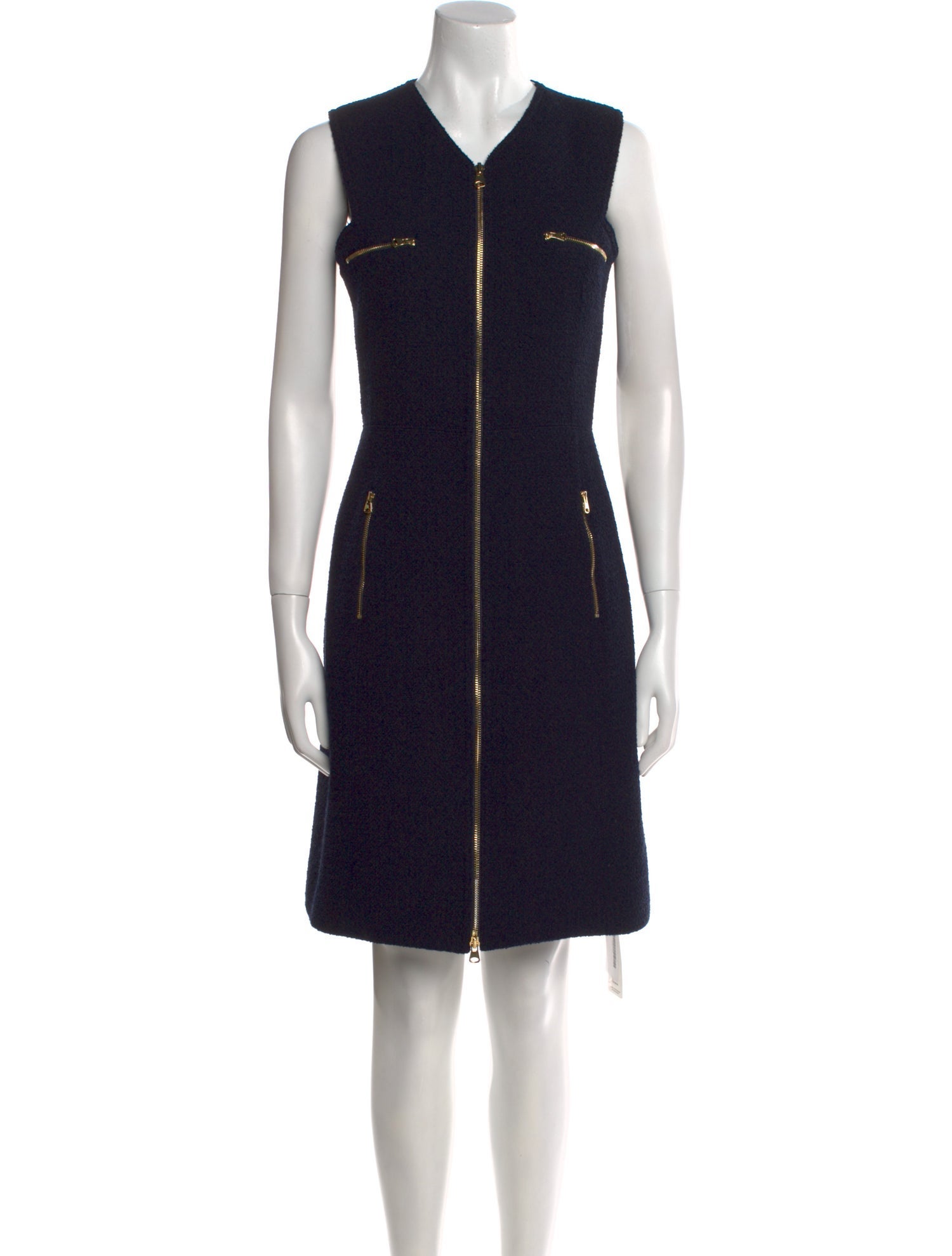 St. John V-Neck Knee-Length Dress w/ Tags
