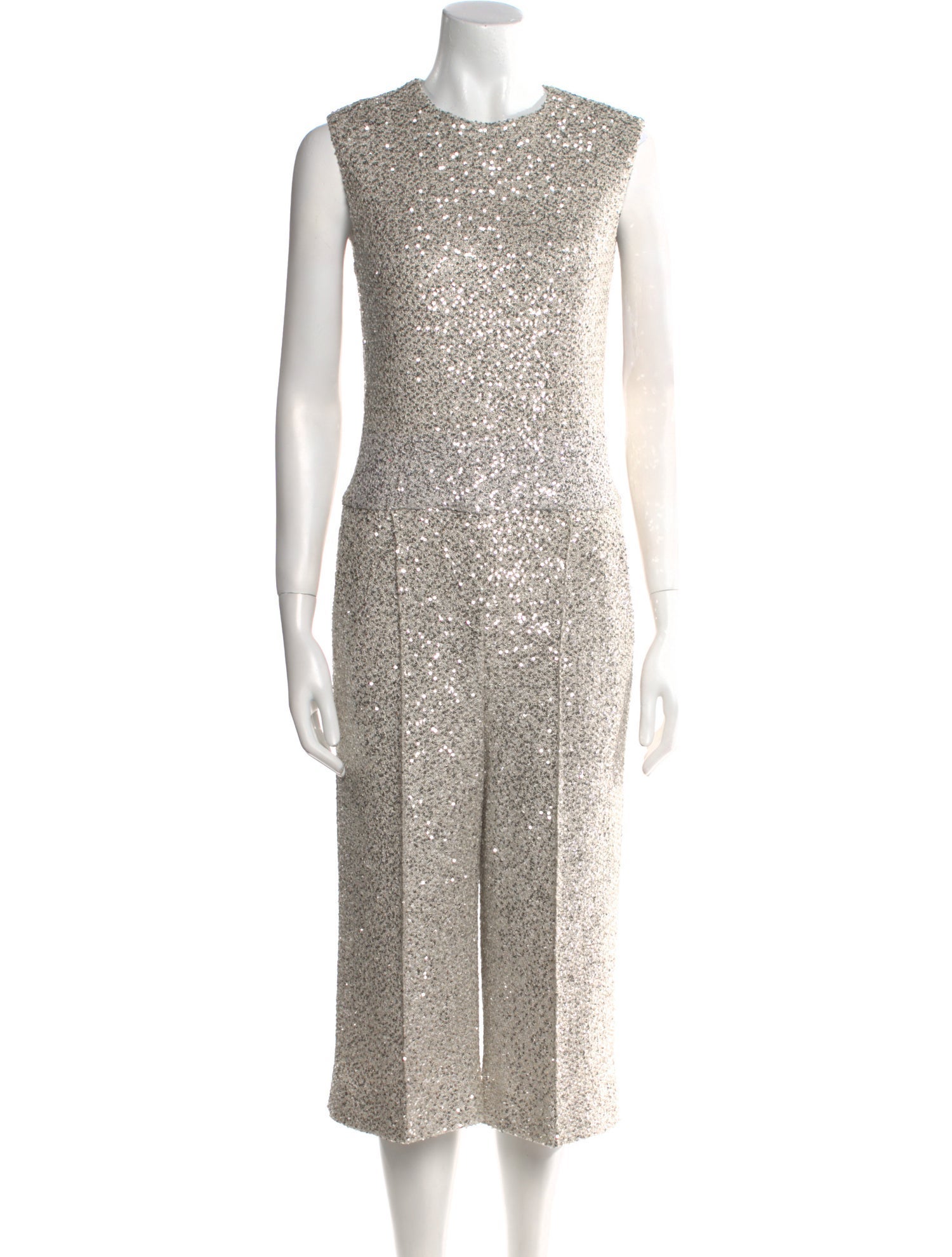 St. John Scoop Neck Jumpsuit