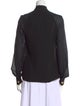 St. John Silk Long Sleeve Blouse