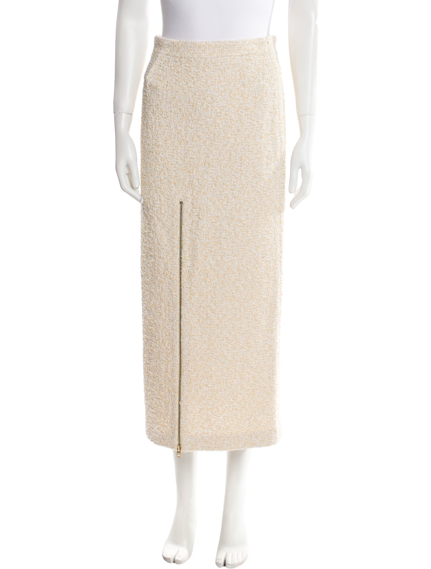 St. John Wool Midi Length Skirt