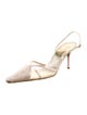 St. John Satin Slingback Pumps