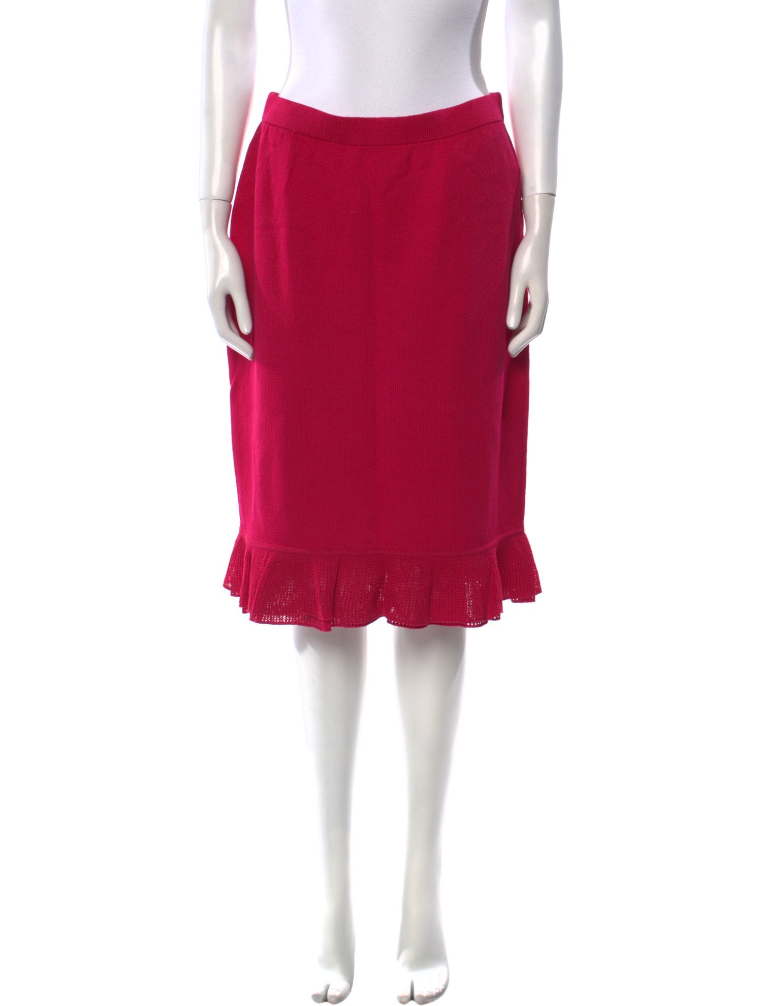 St. John Wool Knee-Length Skirt w/ Tags