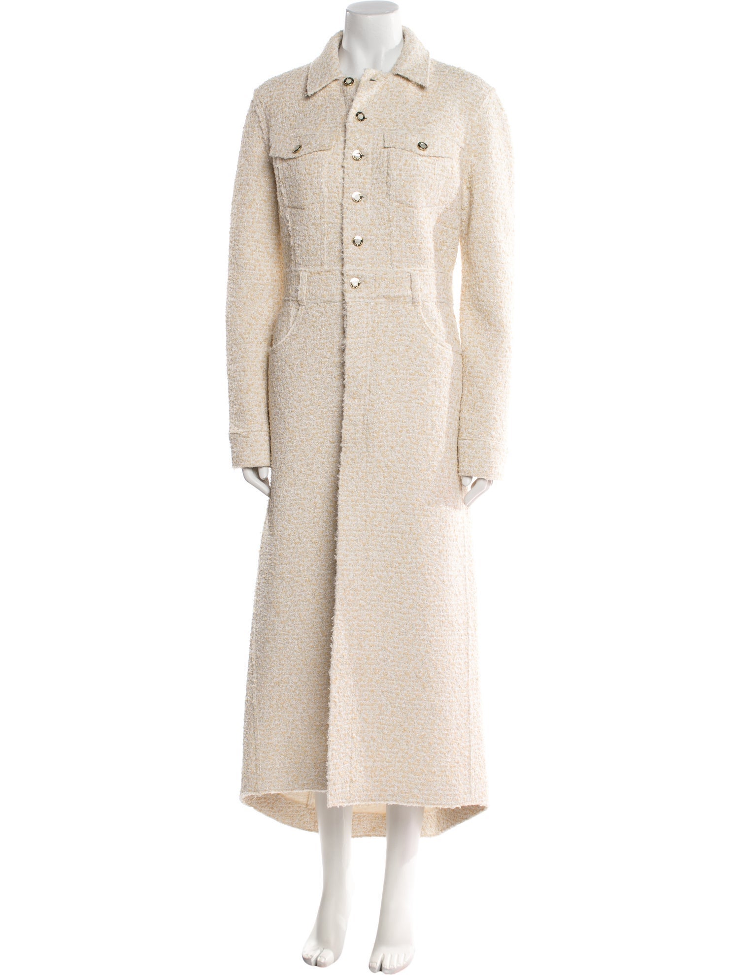 St. John Wool Fur Coat