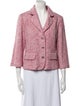 St. John Tweed Pattern Blazer