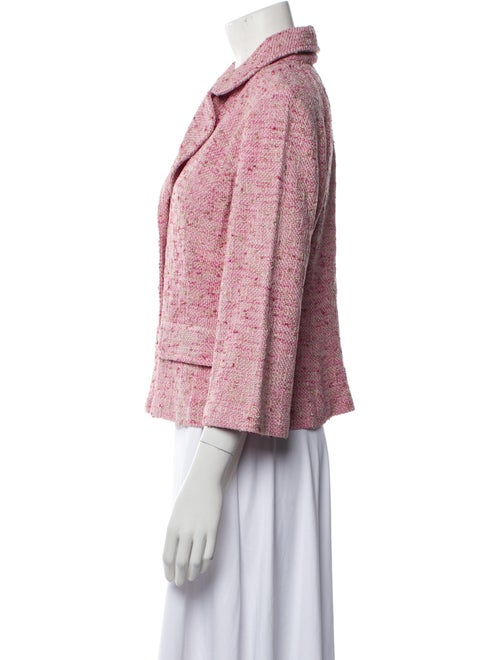 St. John Tweed Pattern Blazer