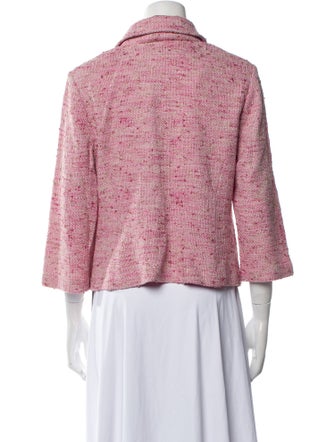 St. John Tweed Pattern Blazer