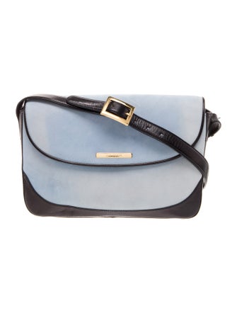 St. John Suede Shoulder Bag