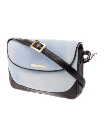 St. John Suede Shoulder Bag