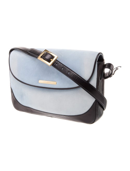 St. John Suede Shoulder Bag