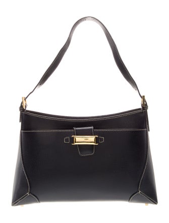 St. John Leather Shoulder Bag