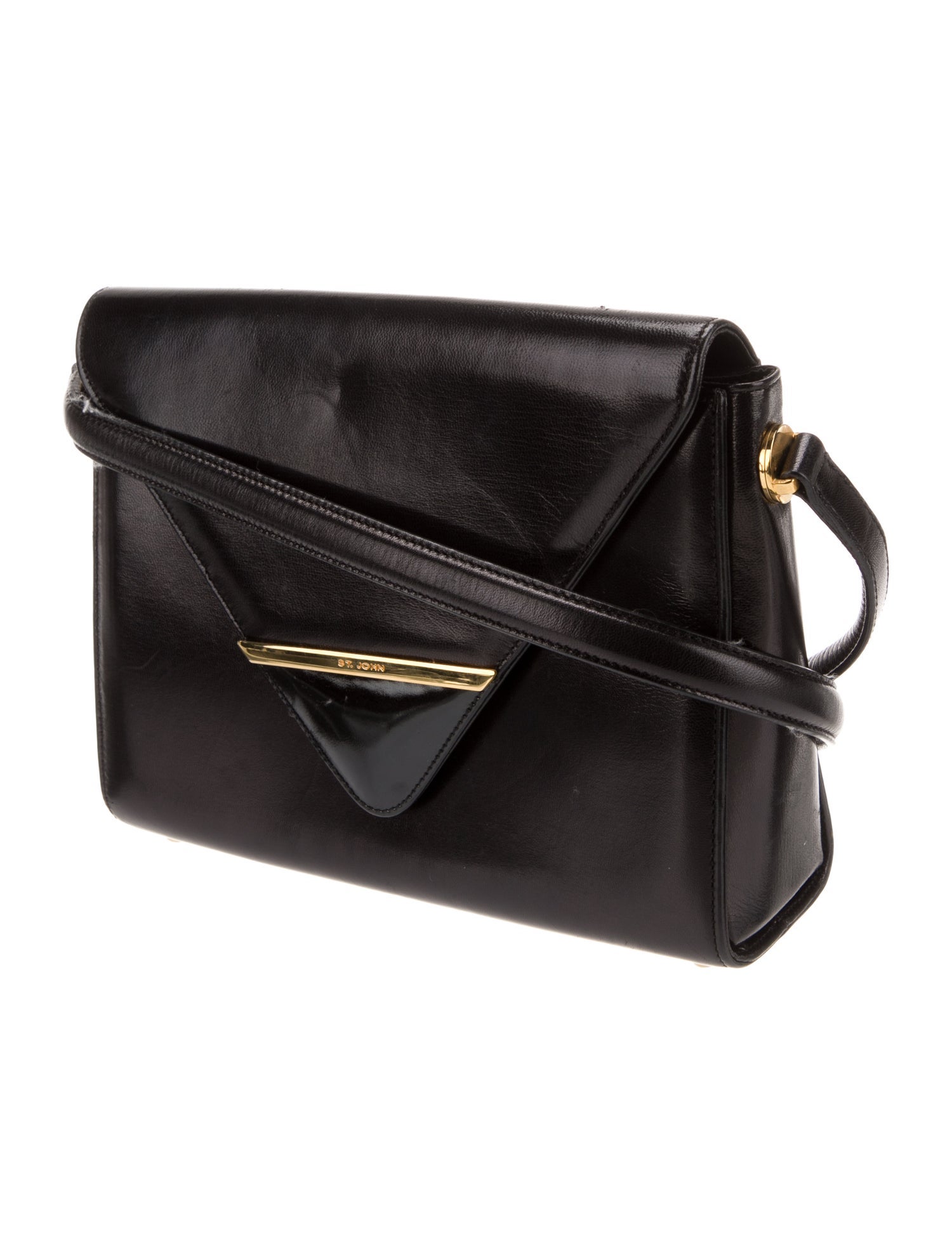 St. John Leather Shoulder Bag