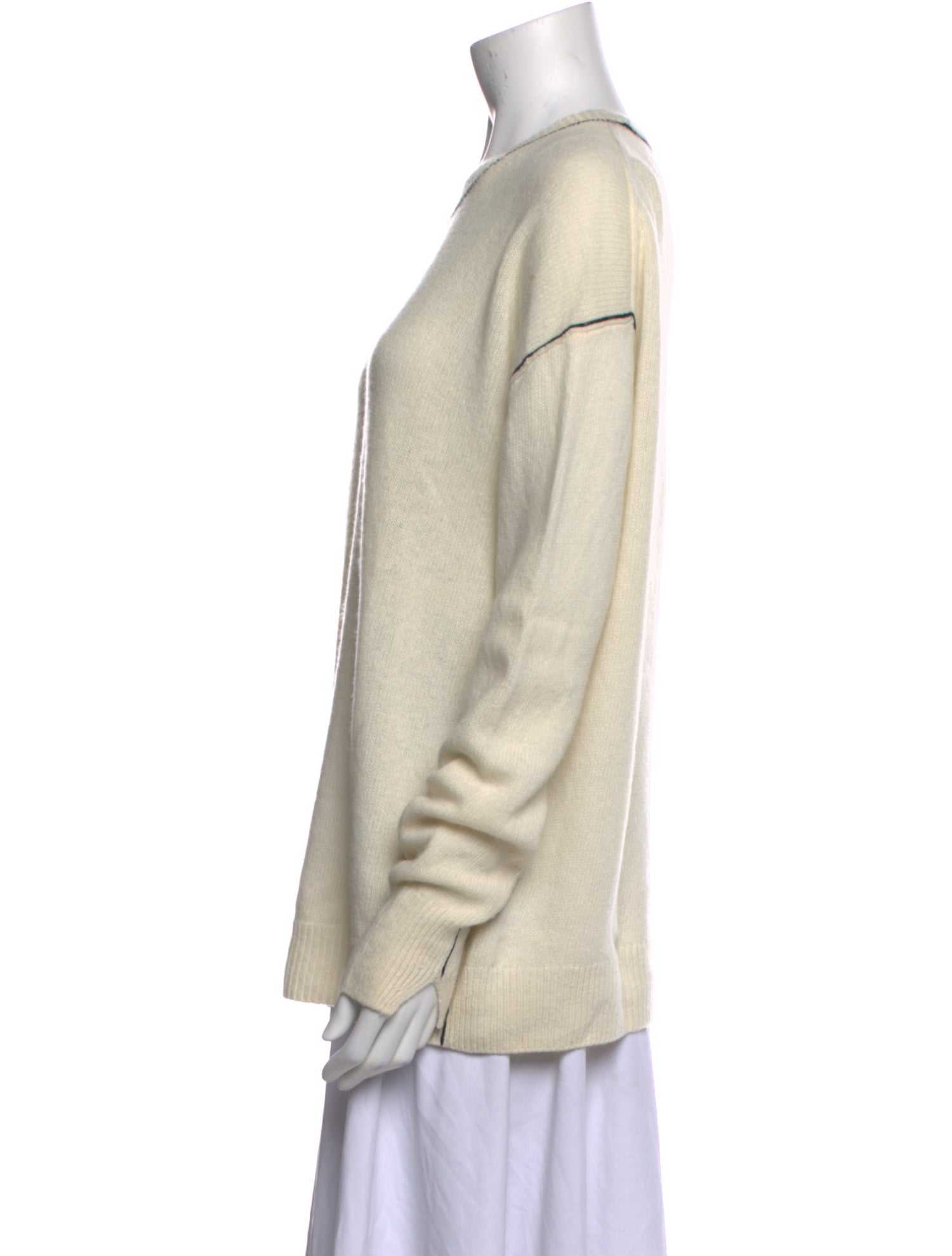 St. John Wool Scoop Neck Sweater