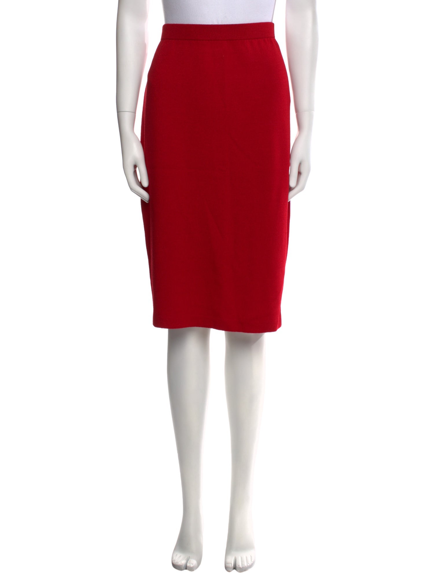 St. John Wool Knee-Length Skirt