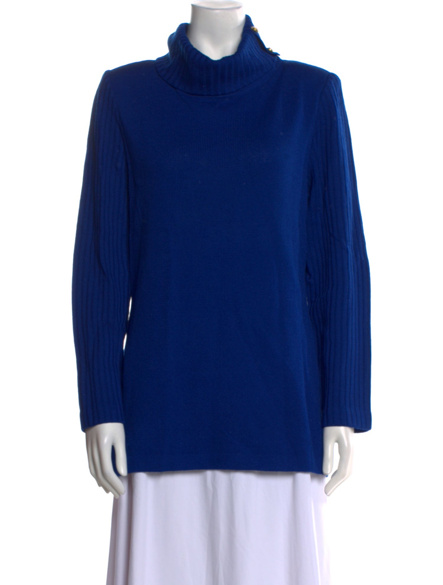 St. John Collection Wool Turtleneck Sweater