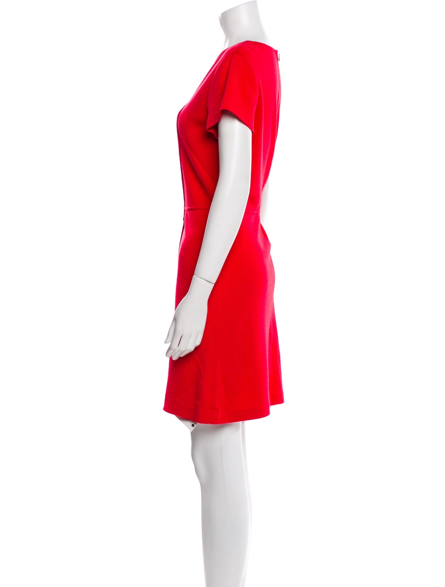 St. John Wool Knee-Length Dress