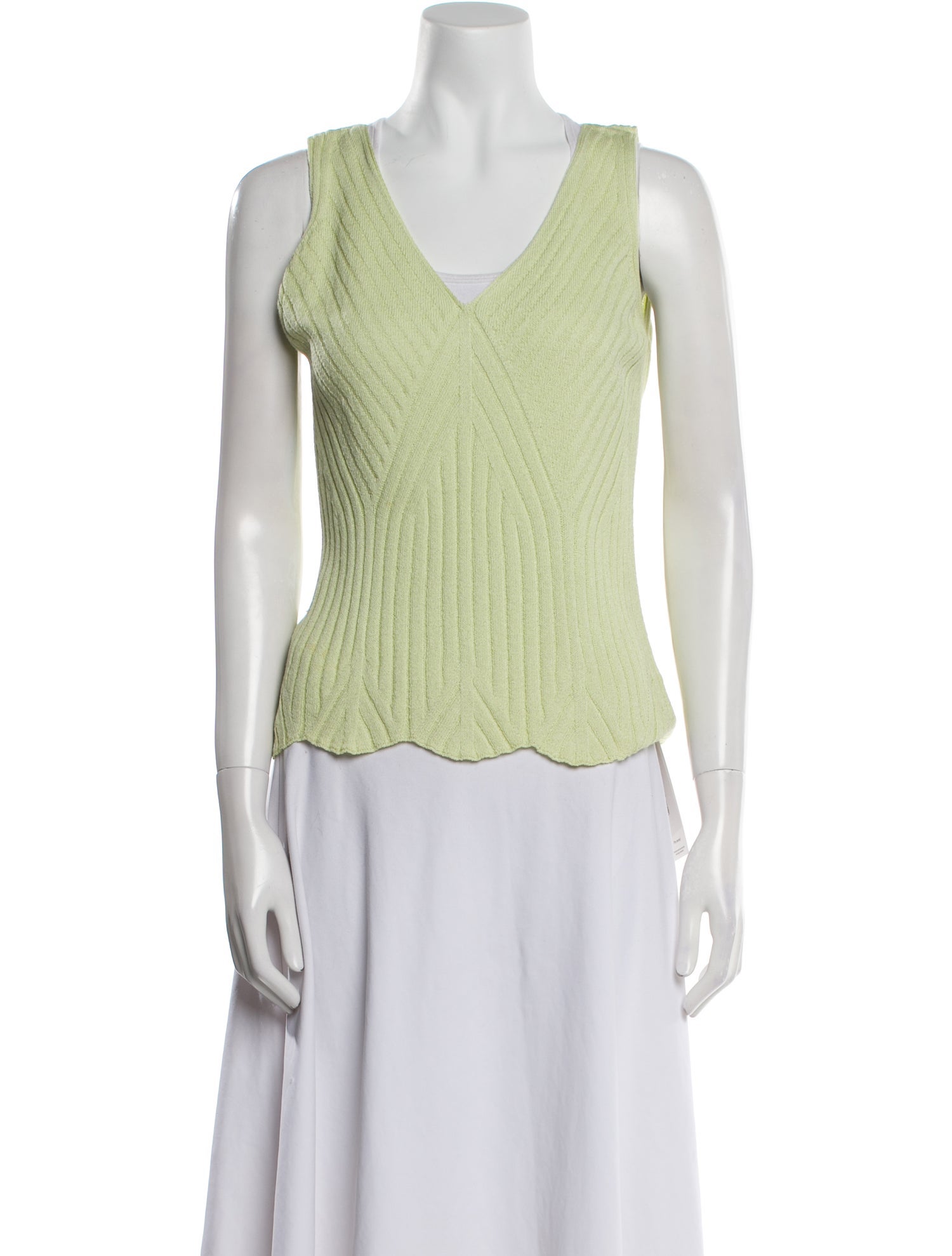 St. John Wool V-Neck Sweater