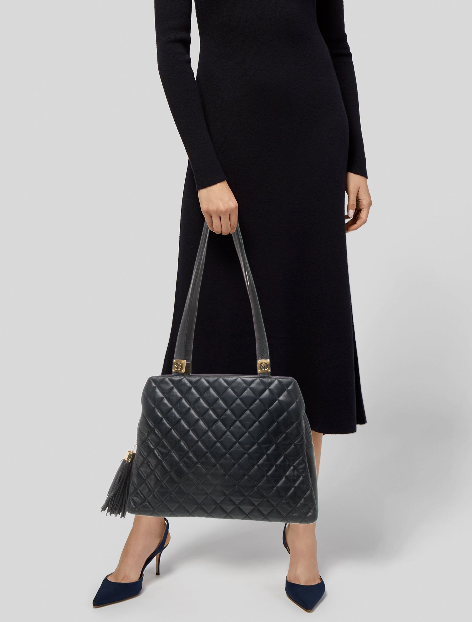 St. John Leather Shoulder Bag