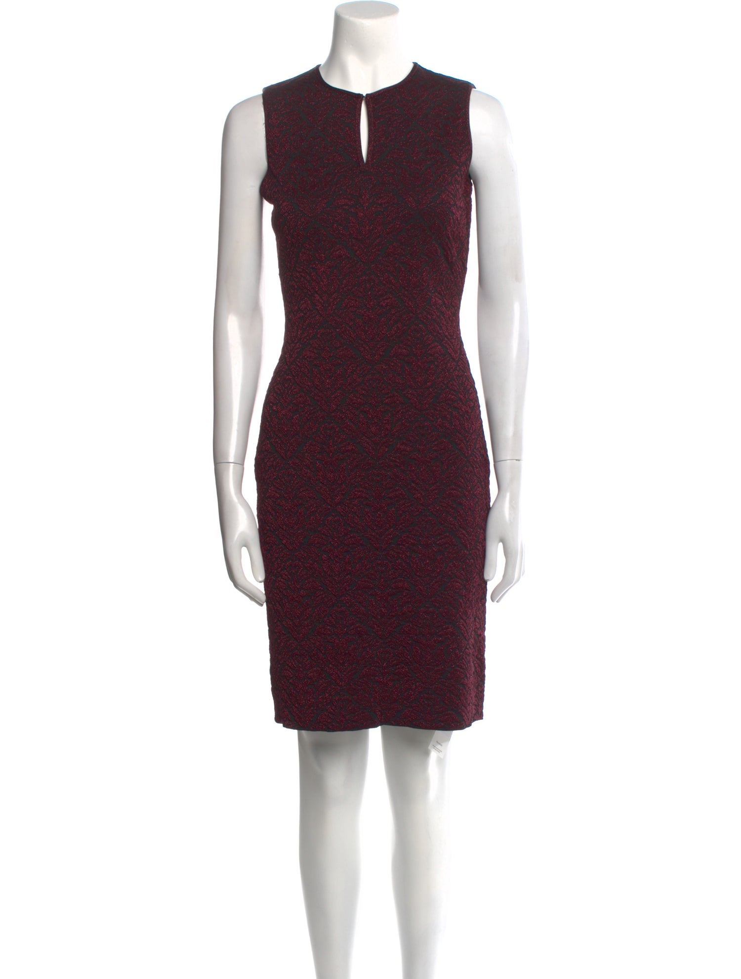 St. John Crew Neck Mini Dress