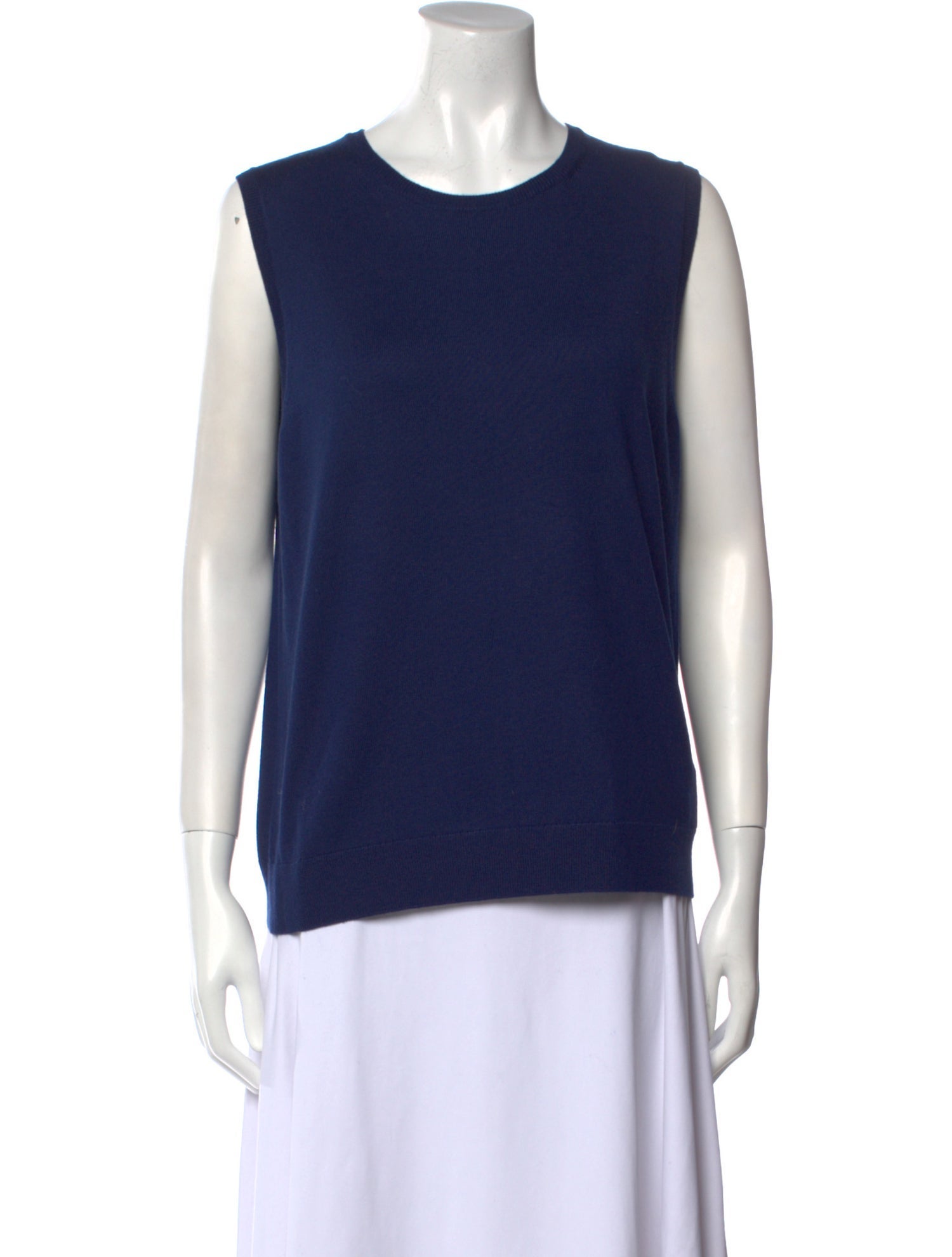 St. John Crew Neck Sleeveless Top w/ Tags