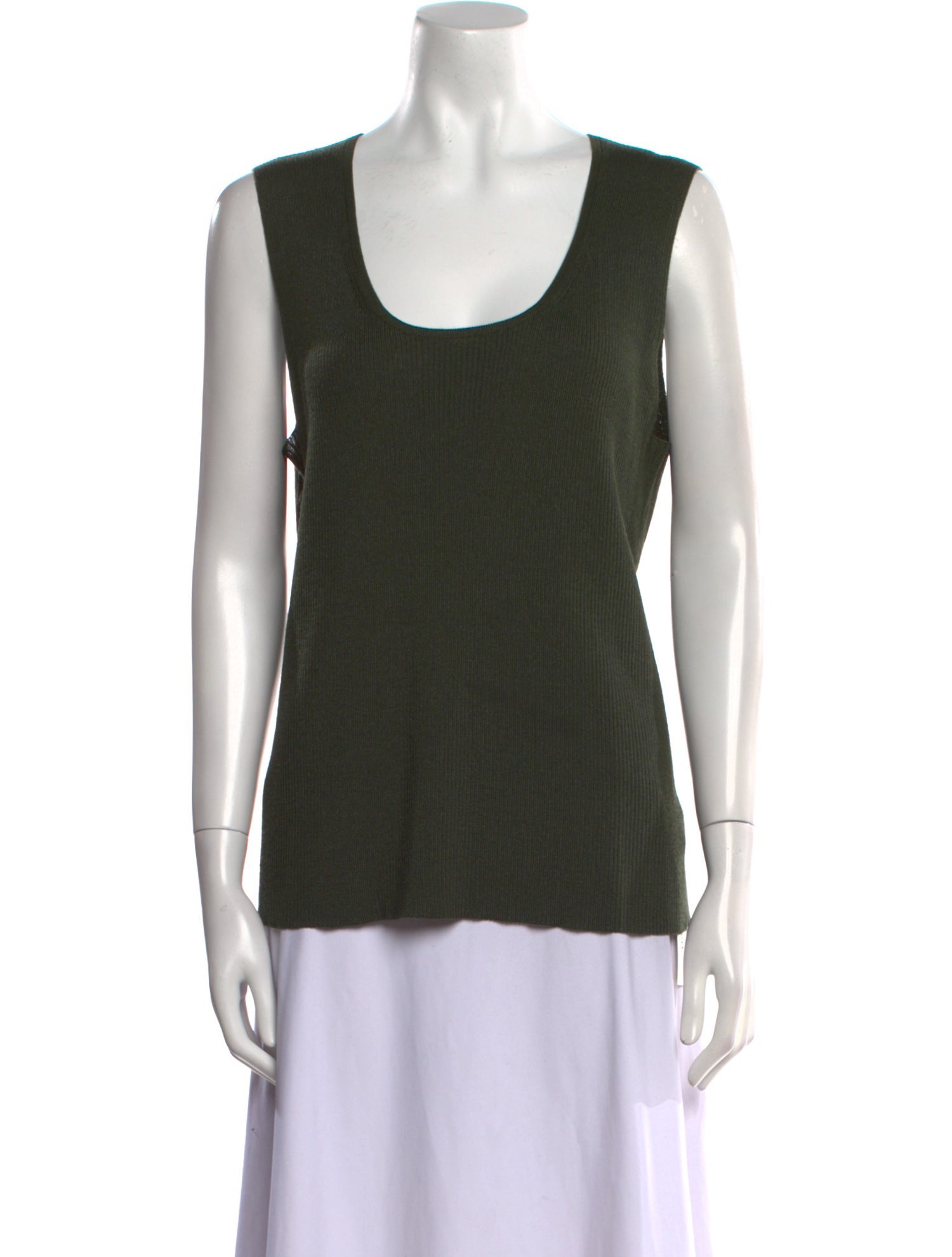 St. John Scoop Neck Sweater