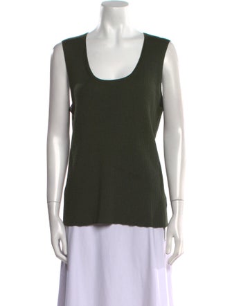 St. John Scoop Neck Sweater