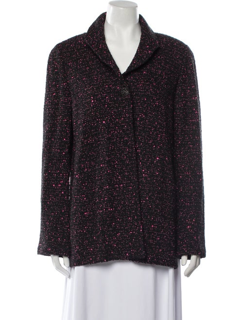 St. John Tweed Pattern Blazer