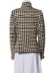St. John Wool Plaid Print Evening Jacket