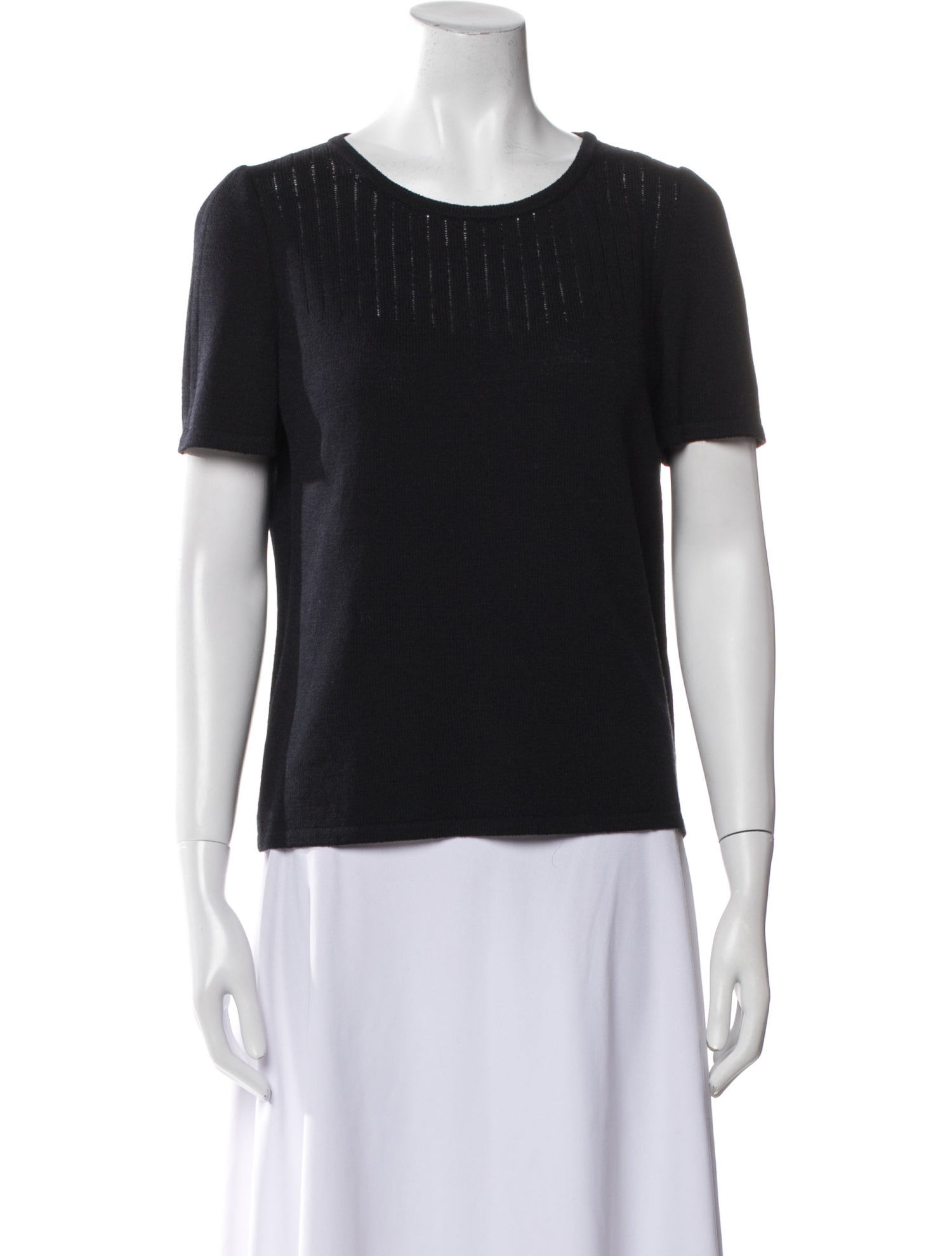 St. John Wool Crew Neck Sweater