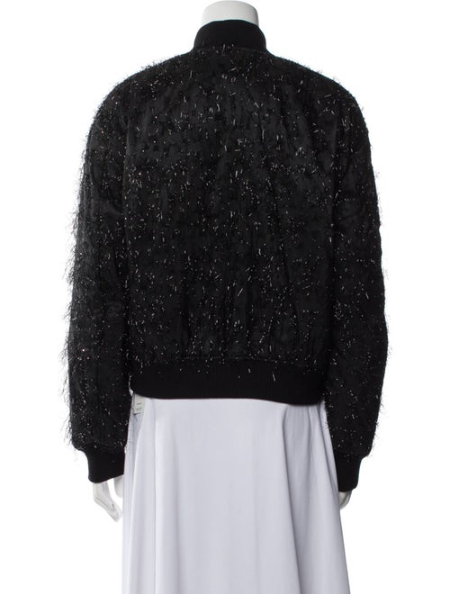 St. John Printed Bomber Jacket