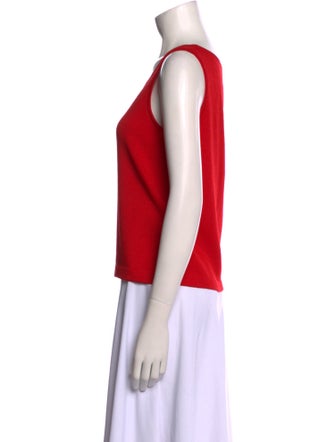 St. John Wool Scoop Neck Top