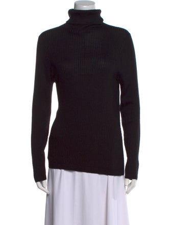 St. John Wool Turtleneck Sweater